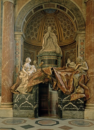 Monumento ad Alessandro VII nel transetto nord, 1672-78 da Gian Lorenzo Bernini